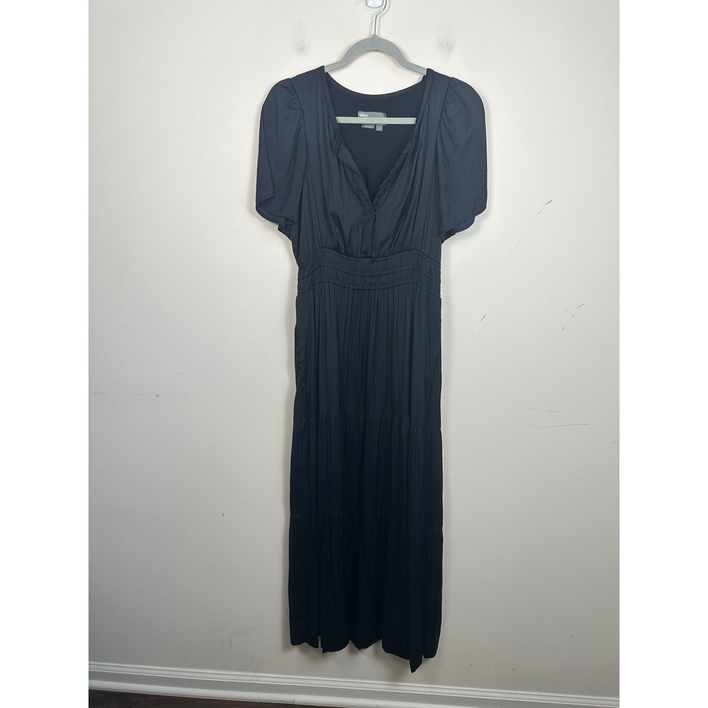 Anthropologie Black Maxi Dress